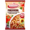 Amino zupa pomidorowa z kawałkami pomidorów i natką pietruszki