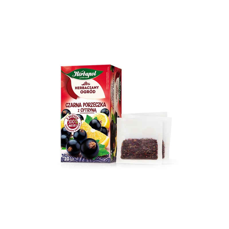 Herbapol czarna porzeczka z cytryną 20 t.