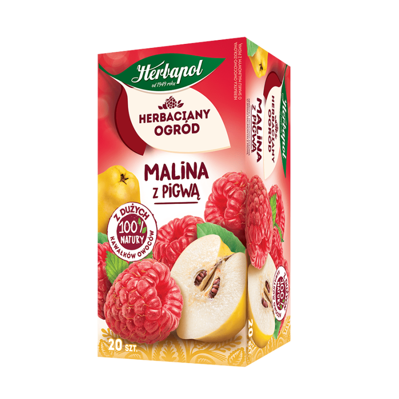 Herbapol herbata owocowa malina z pigwą 20 t.