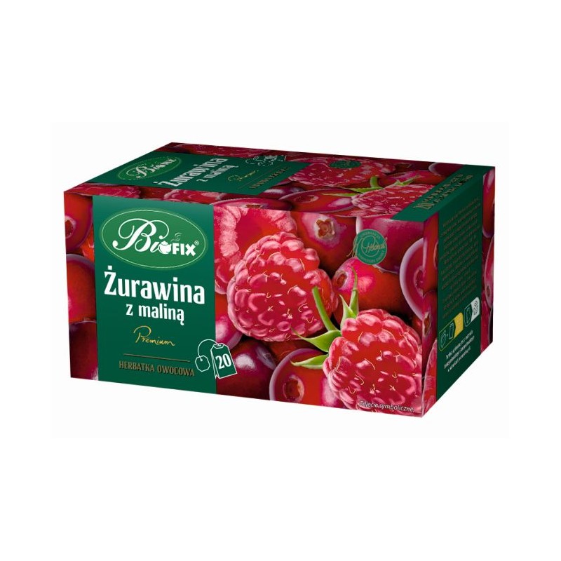 Bifix herbata owocowa żurawina z maliną 20 t.
