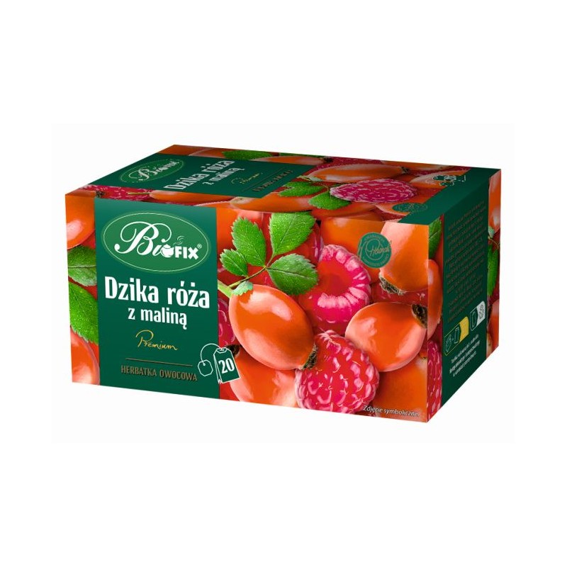Bifix herbata owocowa dzika róża z maliną 20 t.