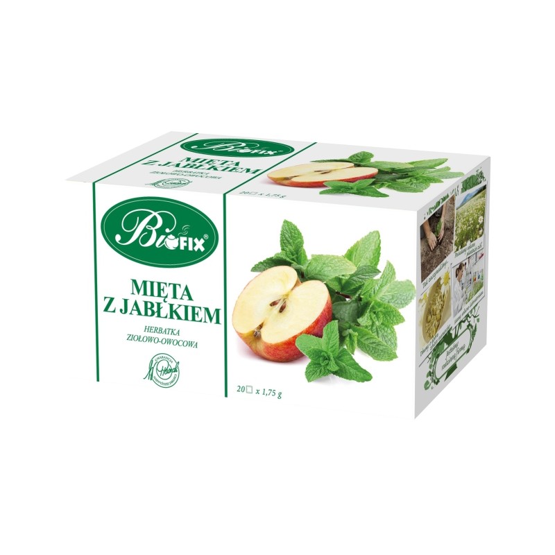 BiFix herbata ziołowa mięta z jabłkiem 20 t.