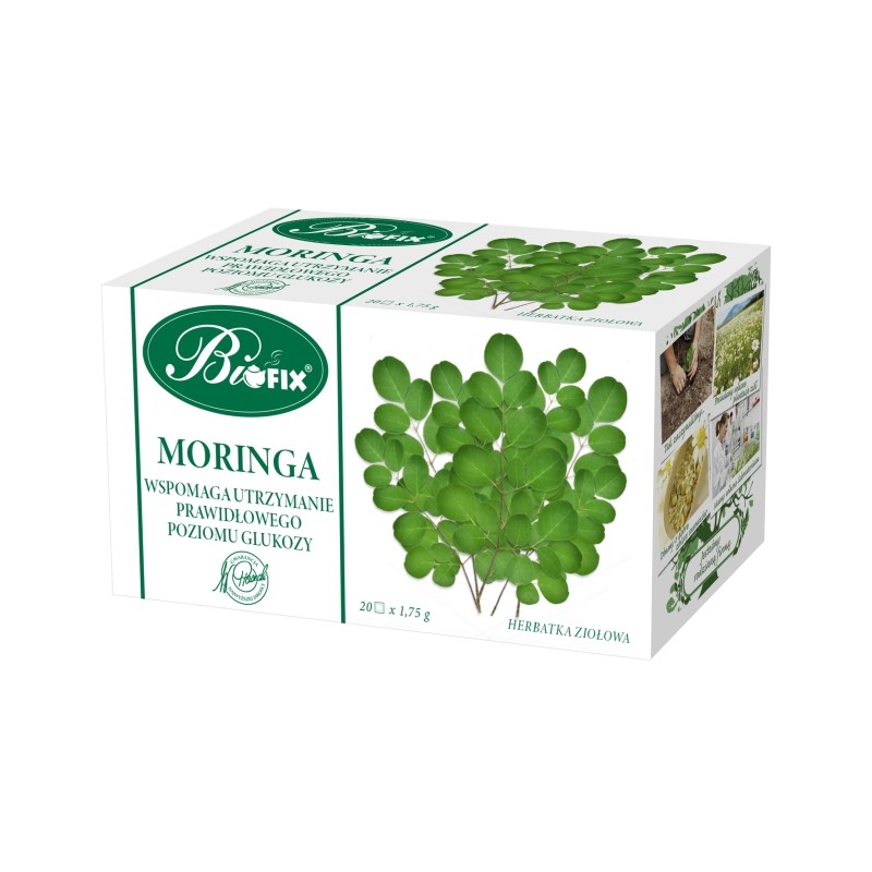 Bifix herbata ziołowa Moringa dla cukrzyków 20 t.
