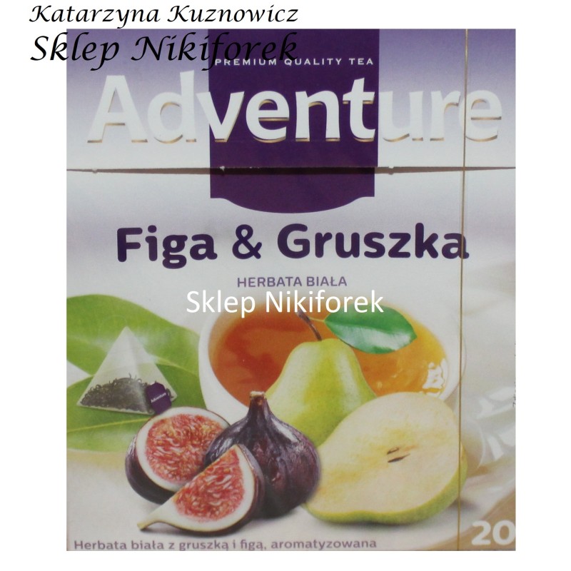 Adventure herbata biała figa & gruszka 20 t.