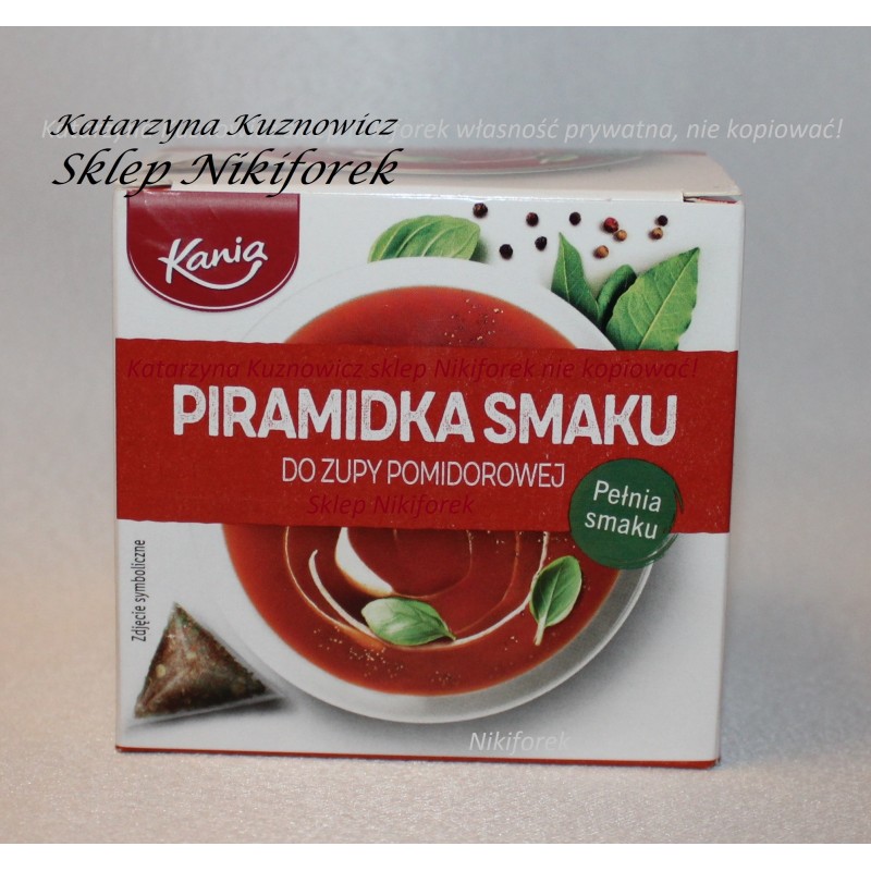 Kania piramidki smaku do zupy pomidorowej 6 t. mieszanka przypraw