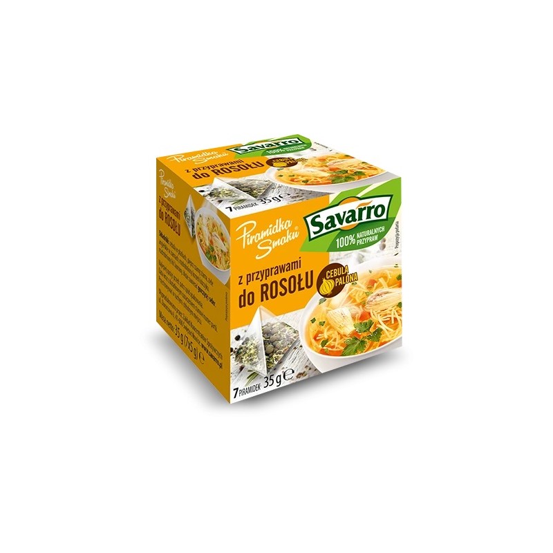Savarro Piramidki Smaku z przyprawami do rosołu 6 t. baza do rosołu