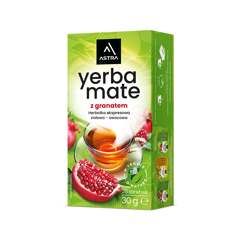 Astra herbata Yerba Mate z granatem 20 t.