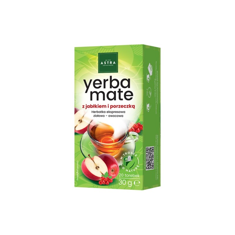 Astra Yerba Mate herbata z Jabłkiem i Porzeczką 20 t.