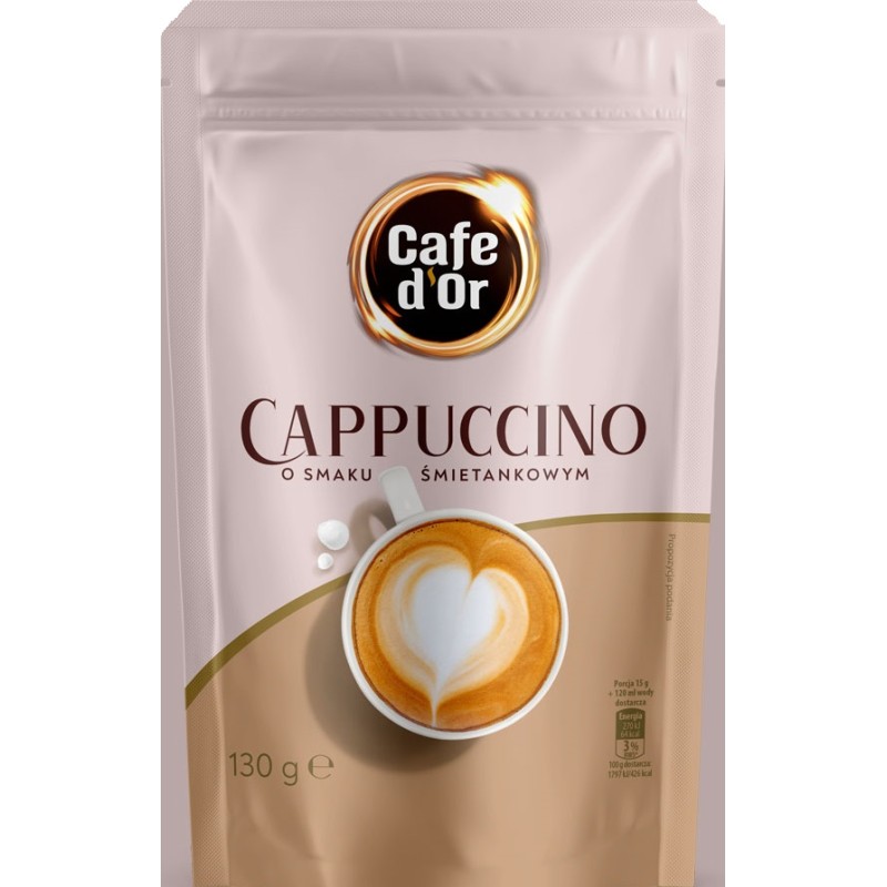 Cafe d'Or kawa cappuccino o smaku śmietankowym 130 g