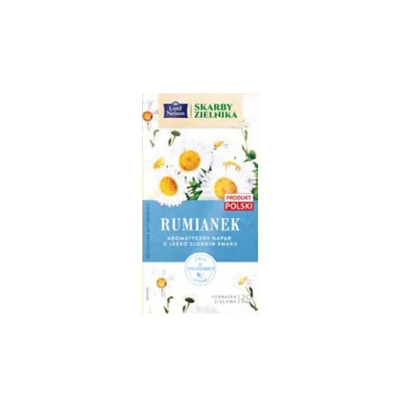 Lord Nelson herbata ziołowa skarby zielnika rumianek 20t.