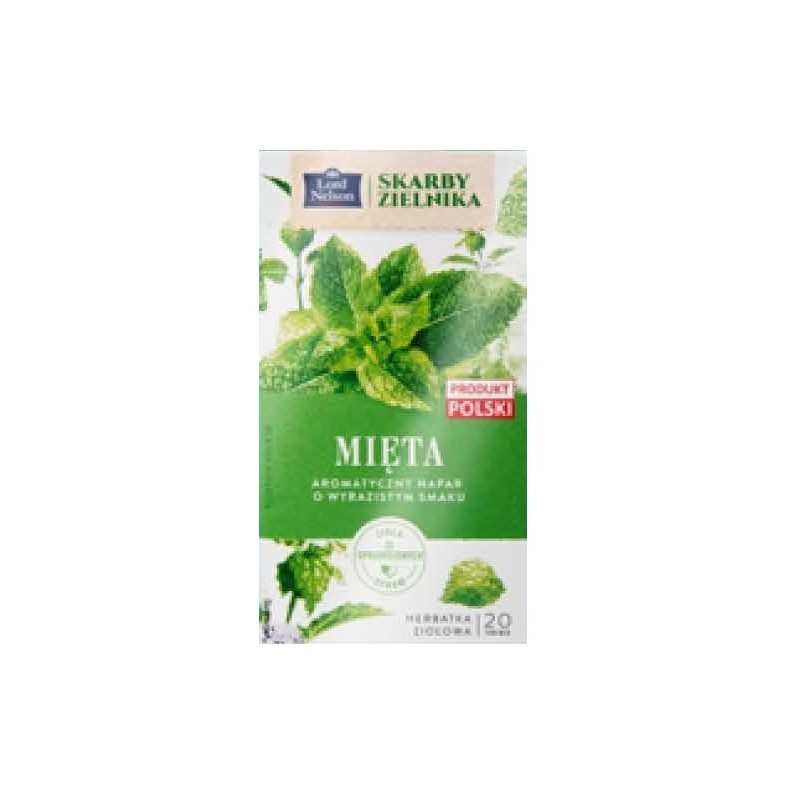 Lord Nelson herbata ziołowa skarby zielnika Mięta 20t.