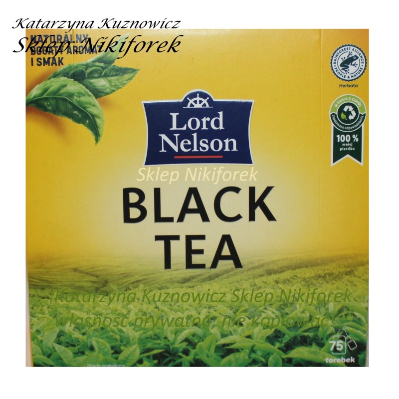 Lord Nelson herbata czarna klasyczna Black Tea 75 t.