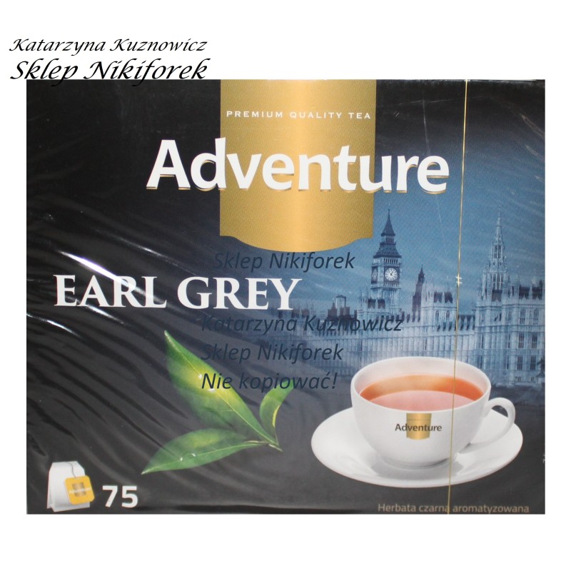 Adventure herbata czarna earl grey klasyczna 75 t.