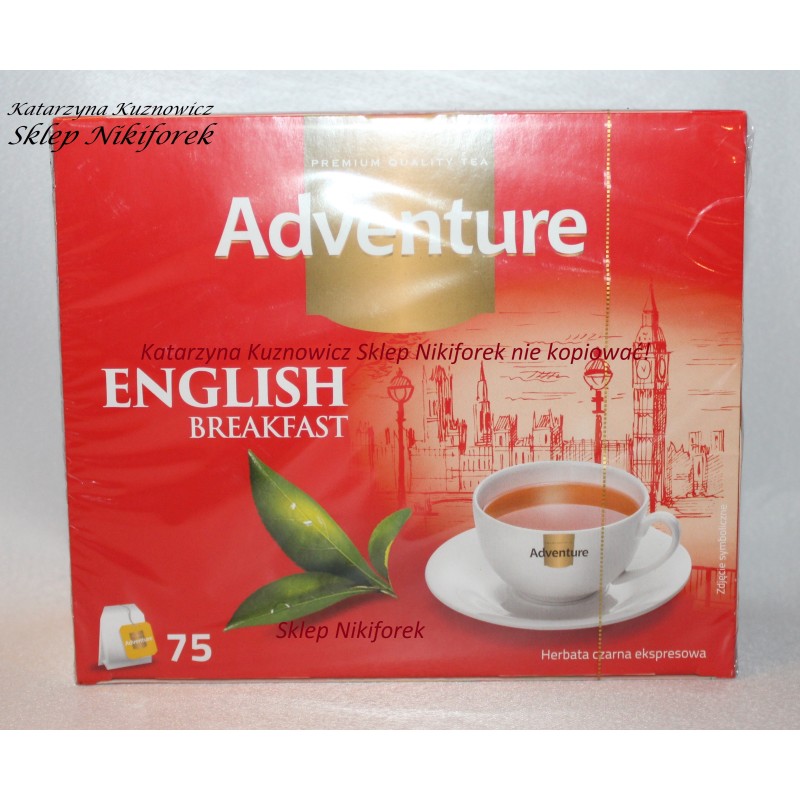 Adventure herbata czarna english breakfast 75 t.