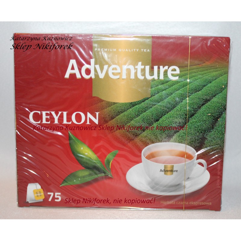 Adventure herbata czarna ceylon cejlońska 75 t.