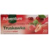 Adventure herbata owocowa truskawka z sokiem z wiśni 20t.