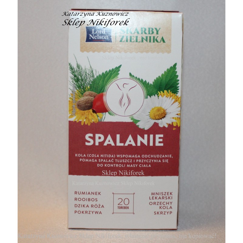 Lord Nelson na spalanie herbata ziołowa 20t.