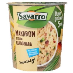 Savarro makaron z sosem...
