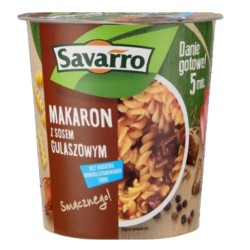 Savarro makaron z sosem...