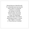 Kartka na urodziny roczek dla dziewczynki różowa miś tort
