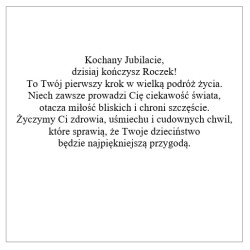 Kartka na urodziny roczek dla dziecka król lew simba leon