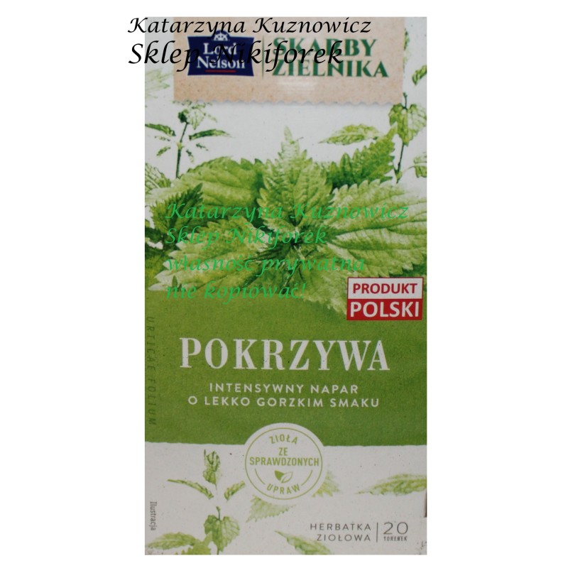 Lord Nelson herbata ziołowa skarby zielnika pokrzywa 20 t.