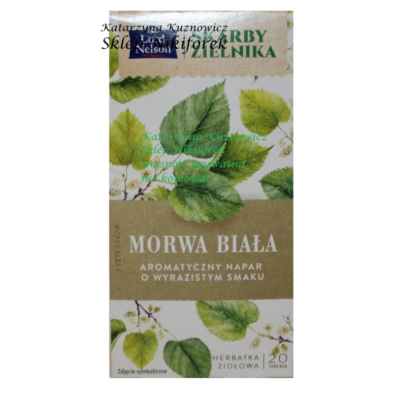 Lord Nelson herbata ziołowa skarby zielnika morwa biała 20t.