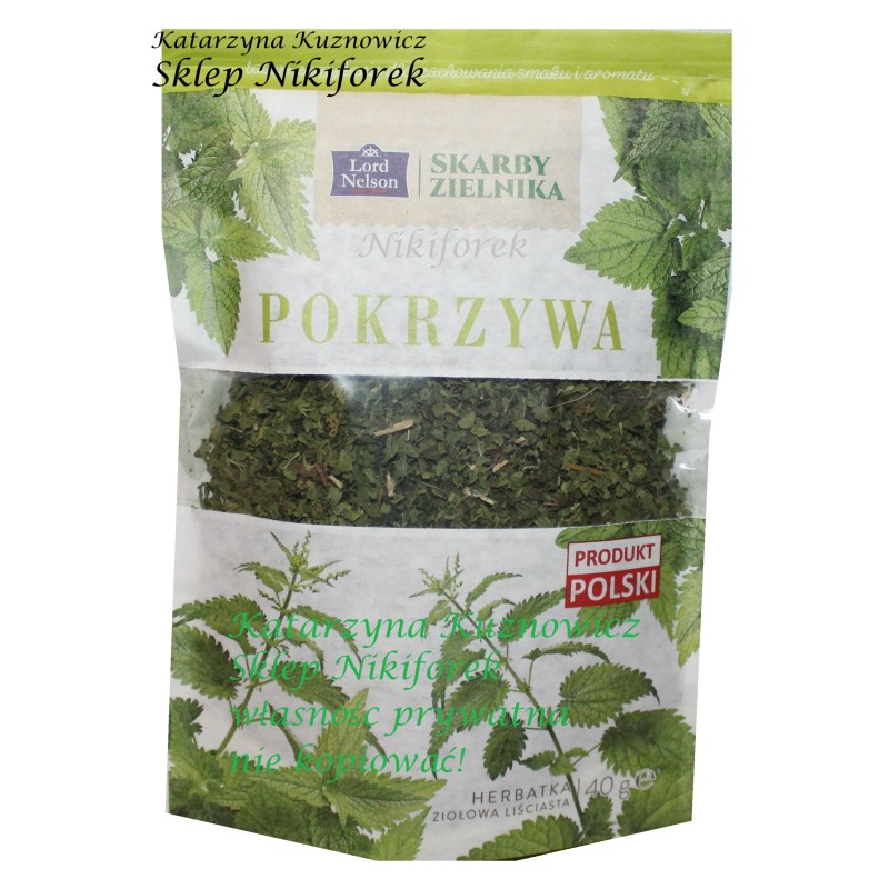 Lord Nelson herbata ziołowa skarby zielnika pokrzywa liściasta 40g