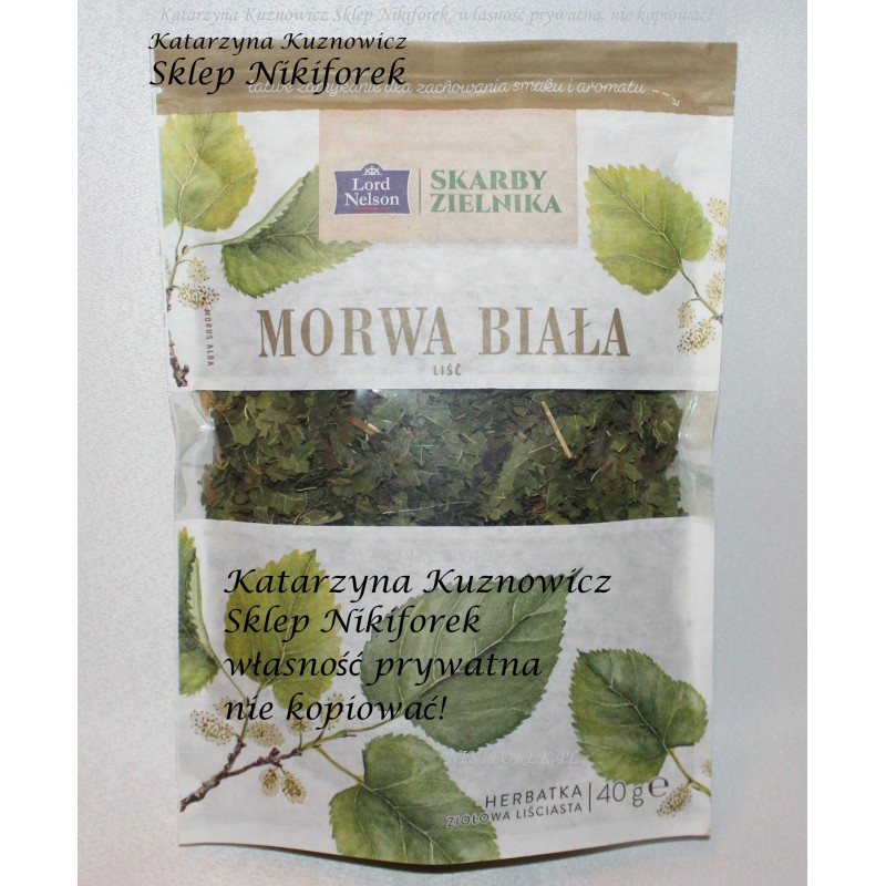 Lord Nelson herbata ziołowa skarby zielnika morwa biała liściasta 40g