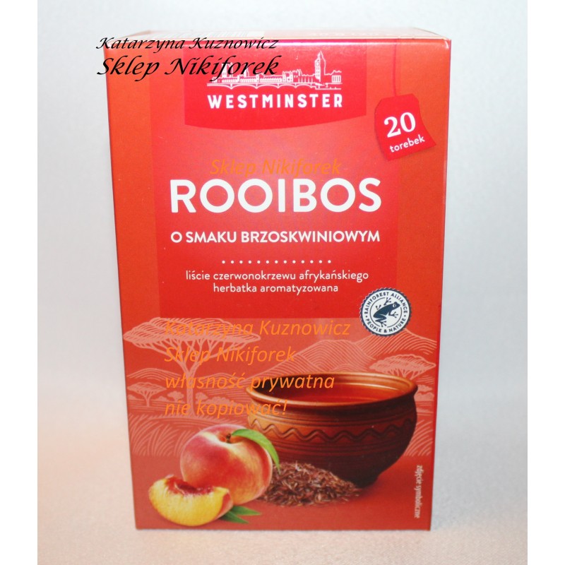 Westminster herbata rooibos brzoskwiniowa 20t.