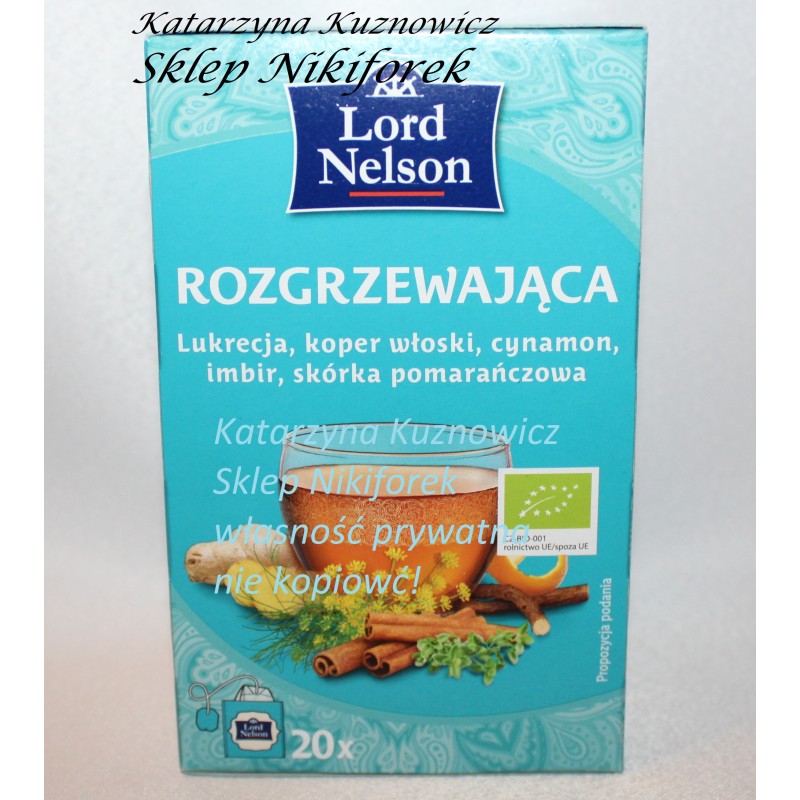 Lord Nelson herbata ziołowa rozgrzewająca 20t.