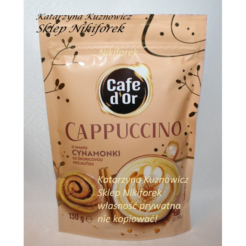 Cafe d'Or kawa cappuccino o smaku cynamonki cinnamon roll 130g