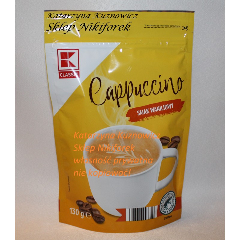 Kaufland kawa cappuccino waniliowe K-classic 130g