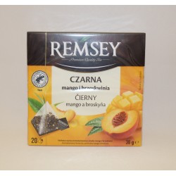 Remsey herbata czarna mango brzoskwinia 20 t.