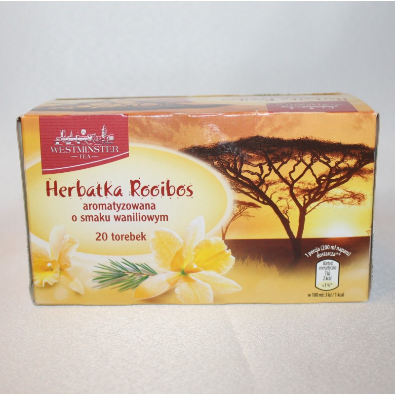 Herbata Rooibos Westminster waniliowa 20t.