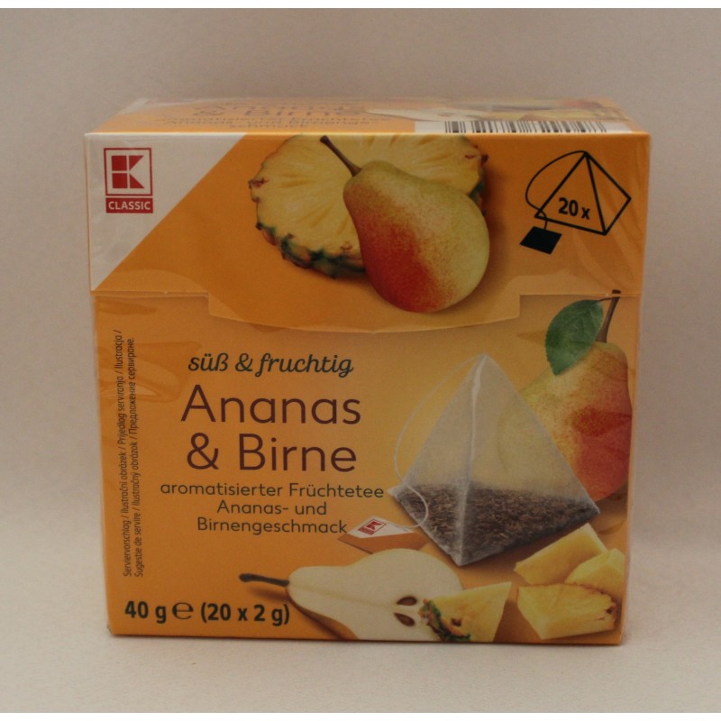 K-Classic herbata owocowa ananas i gruszka 20 t Ananas & birne