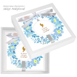 Kartka w pudełku na Chrzest...