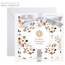 Kartka na I Komunię Świętą...