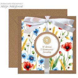 Kartka na I Komunię Świętą...