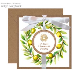 Kartka na I Komunię Świętą...