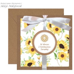 Kartka na I Komunię Świętą...