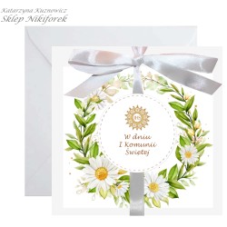 Kartka na I Komunię Świętą...