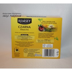 Herbata Remsey czarna klasyczna 75 t.