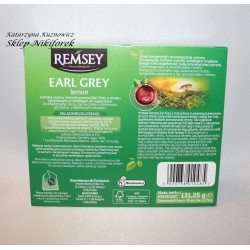 Herbata Remsey earl grey z nutą cytryny 75t.