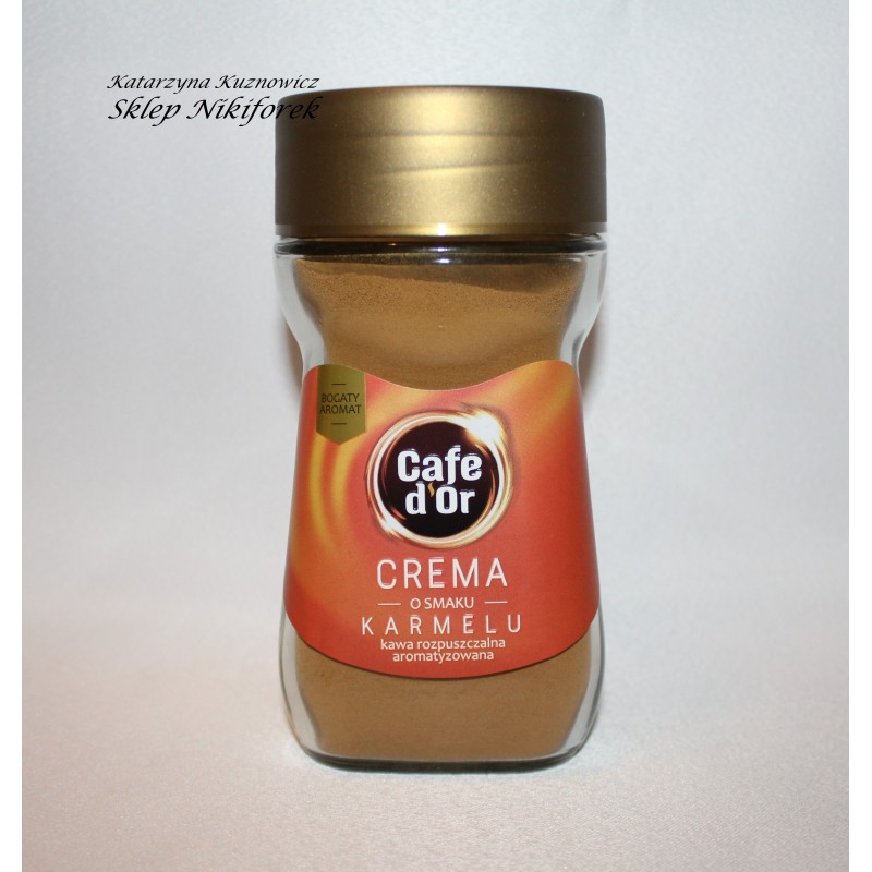 Cafe d'or crema kawa rozpuszczalna karmelowa 130g