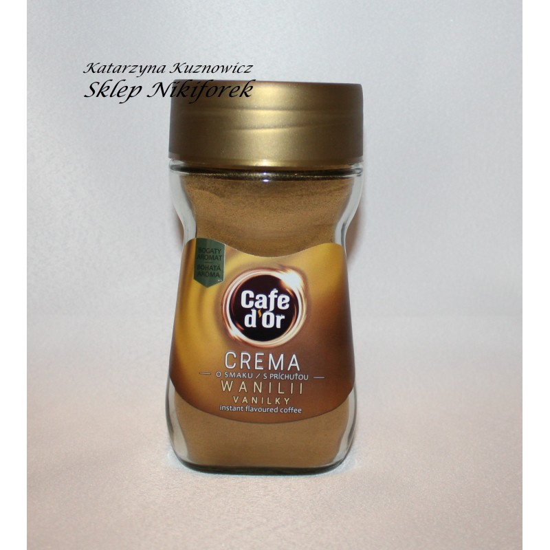 Cafe d'or crema kawa rozpuszczalna waniliowa 130g