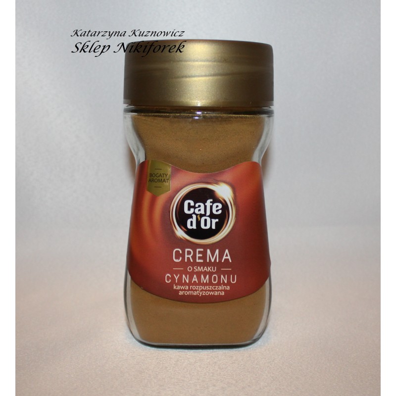 Cafe d'or crema kawa rozpuszczalna cynamonowa 130g