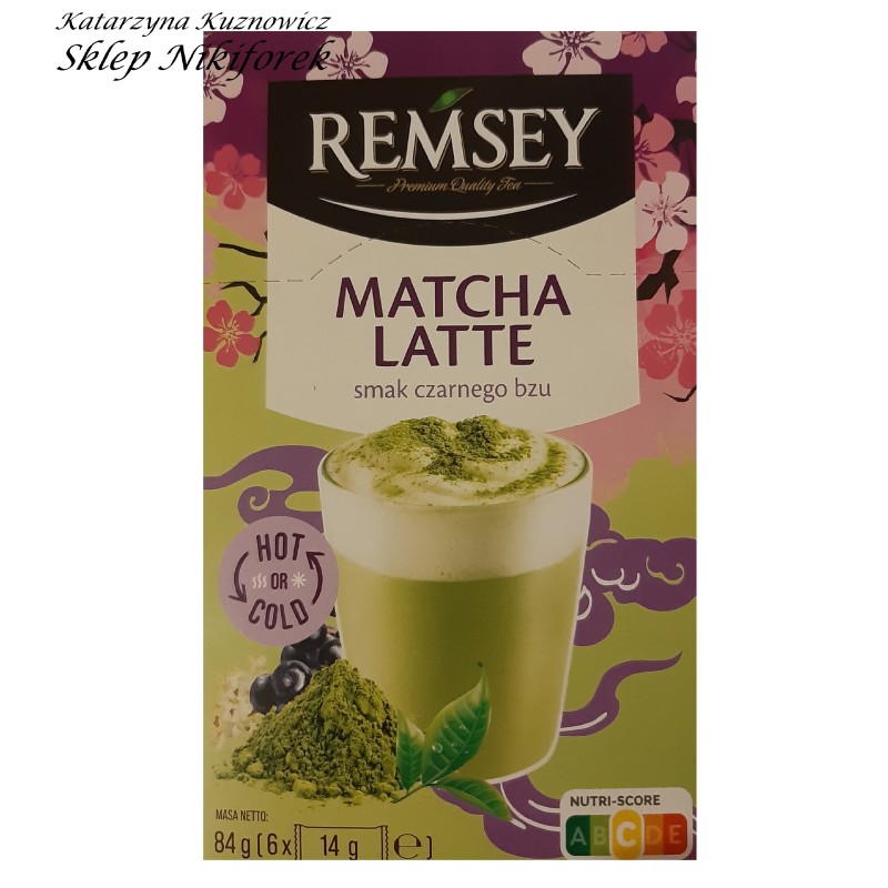 Remsey matcha smak czarnego bzu 84g