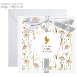 kartka na Chrzest Święty w...