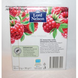 Lord Nelson herbata biała z maliną 20 t.